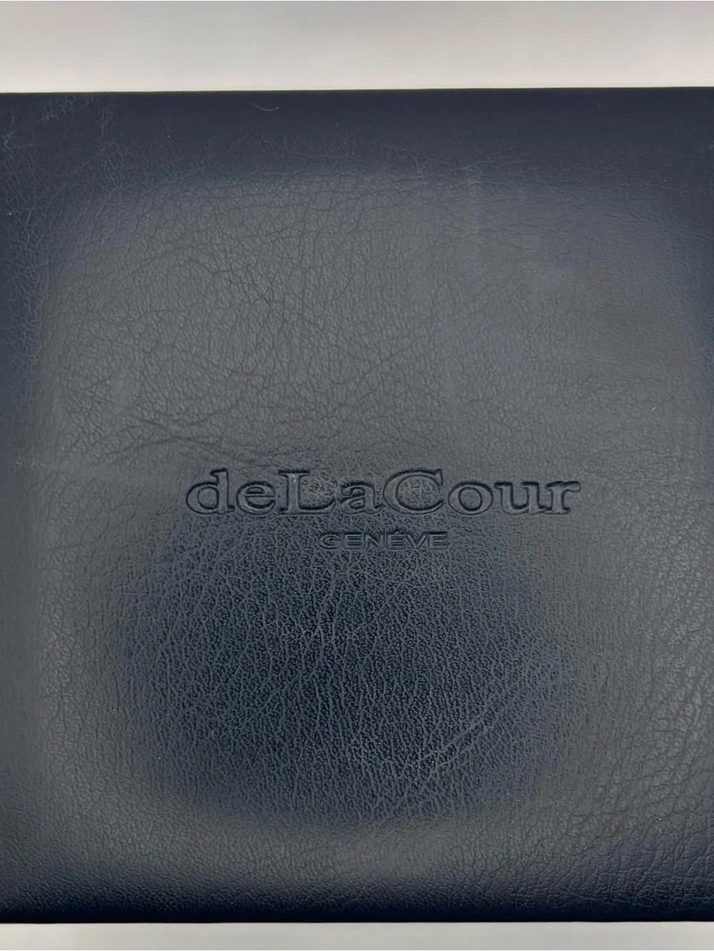 DeLacour Via Larga Men’s Limited Edition White Dial And Strap Quartz 36mm Watch